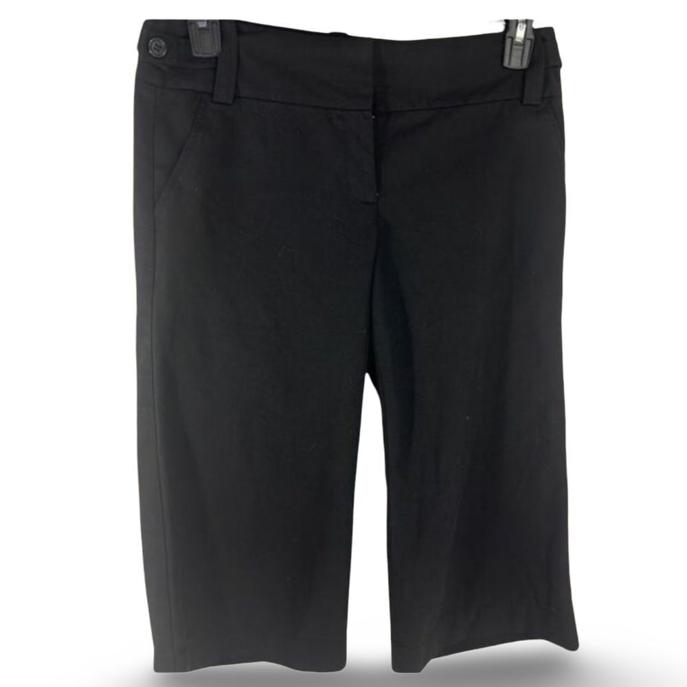 The Limited Drew Fit Black Capri Pants Womens Size 6 Career Work Cropped Slacks